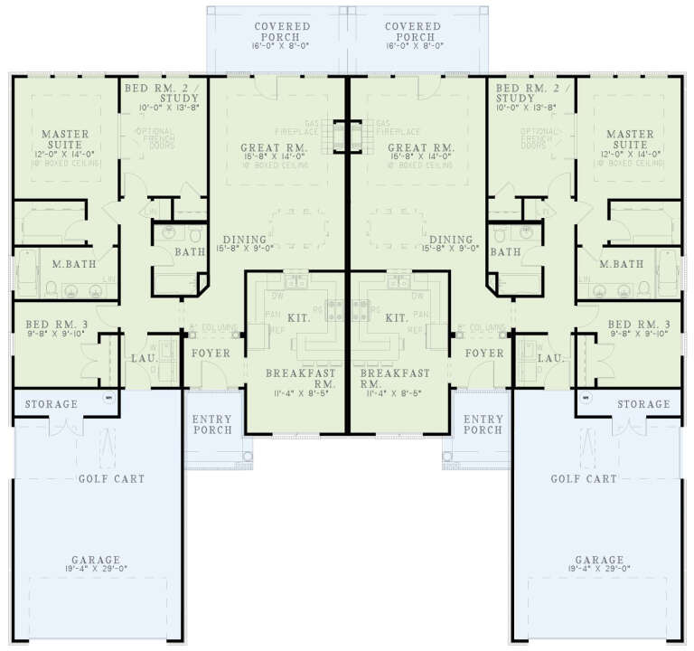 House Plan House Plan #31809 Drawing 1