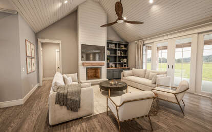 Modern Farmhouse House Plan #009-00413 Additional Photo