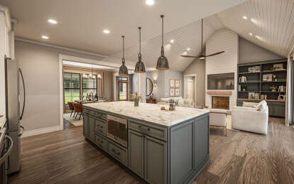 Modern Farmhouse House Plan #009-00413 Additional Photo
