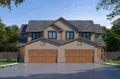 Craftsman House Plan #402-01819 Elevation Photo