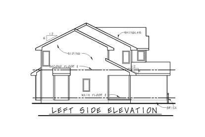 Craftsman House Plan #402-01819 Elevation Photo