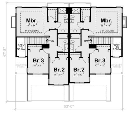 Second Floor for House Plan #402-01819
