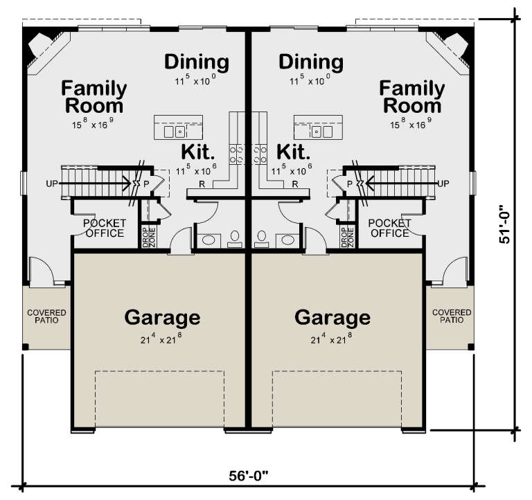House Plan House Plan #31812 Drawing 1