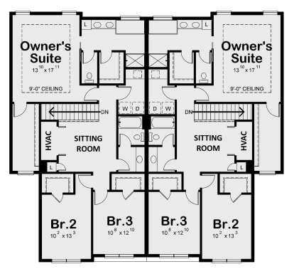 Second Floor for House Plan #402-01820