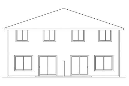 Craftsman House Plan #035-01102 Elevation Photo