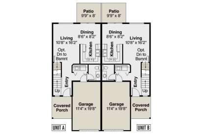 Floorplan 1 for House Plan #035-01102