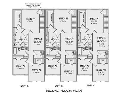 Second Floor for House Plan #4848-00431
