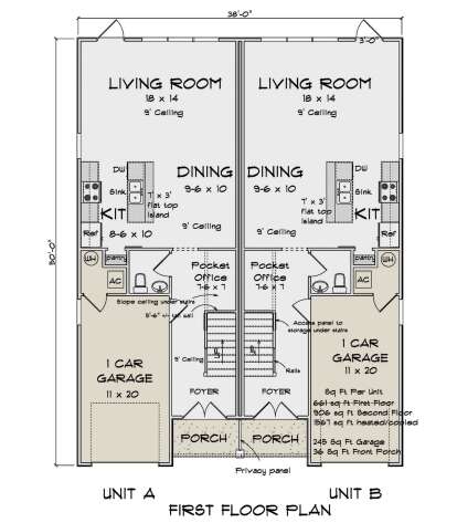Main Floor  for House Plan #4848-00432