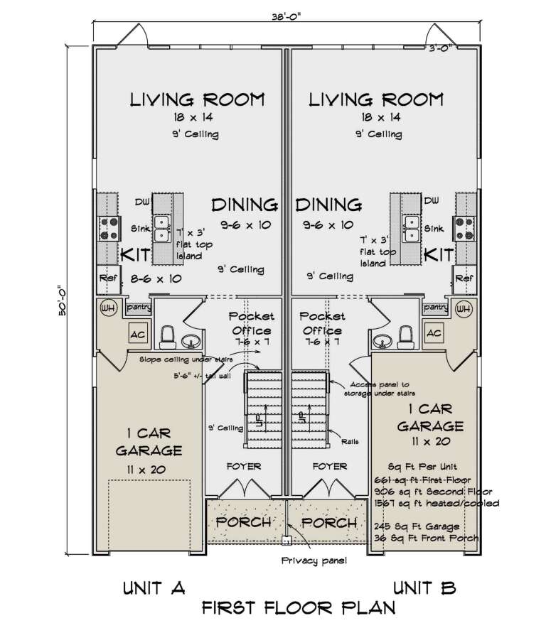 House Plan House Plan #31818 Drawing 1