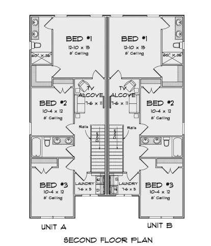 Second Floor for House Plan #4848-00432