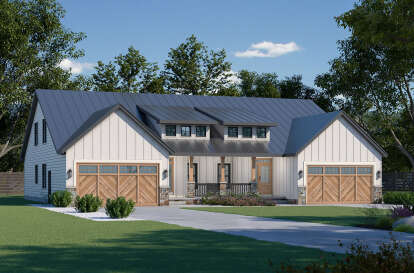 Modern Farmhouse House Plan #402-01822 Elevation Photo