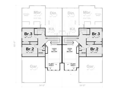Second Floor for House Plan #402-01822