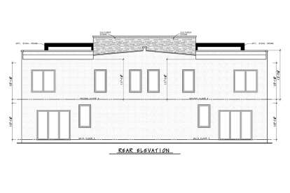 Modern House Plan #402-01824 Elevation Photo