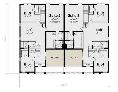 Second Floor for House Plan #402-01824