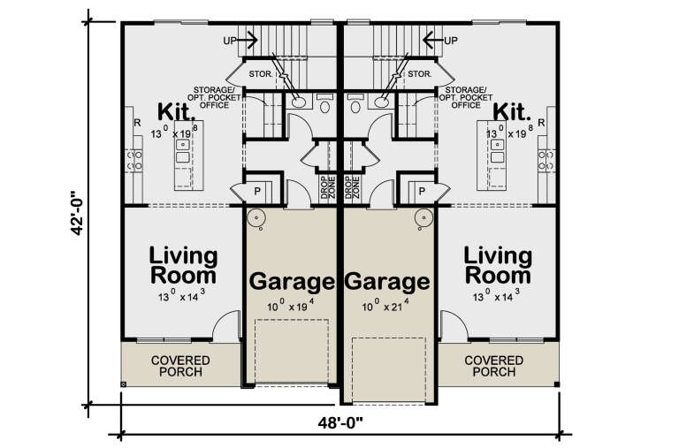 House Plan House Plan #31826 Drawing 1