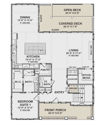 Main Floor for House Plan #6316-00011