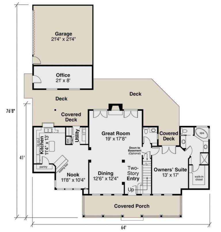 House Plan House Plan #31830 Drawing 1