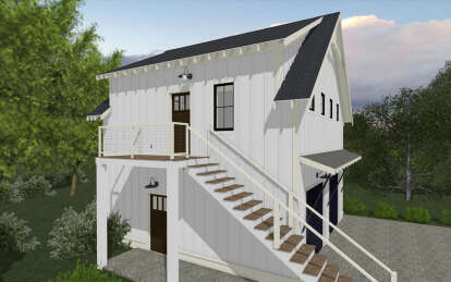 Modern Farmhouse House Plan #6316-00012 Elevation Photo