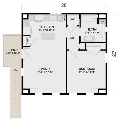Second Floor for House Plan #6316-00012