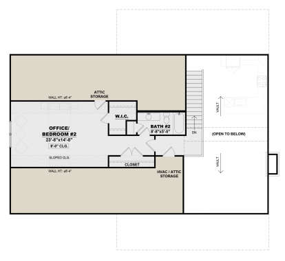 Second Floor for House Plan #7568-00028