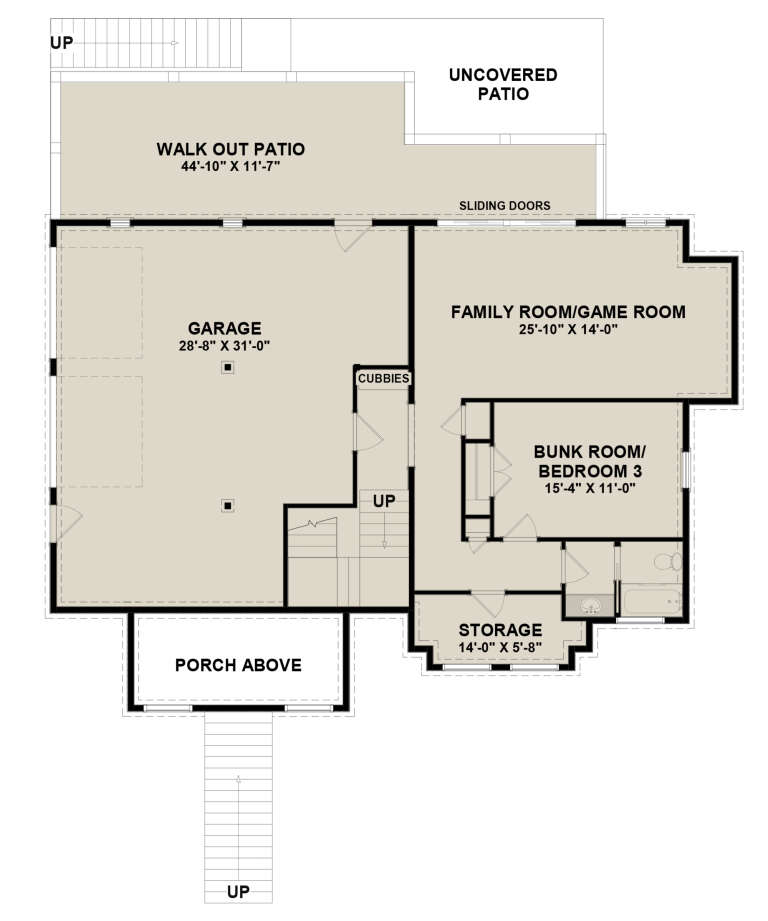 House Plan House Plan #31836 Drawing 1