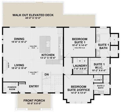 Main Floor for House Plan #6316-00013