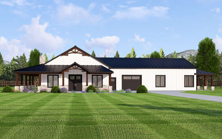House Plan House Plan #31839 Front Elevation 