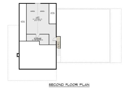 Second Floor for House Plan #5032-00310