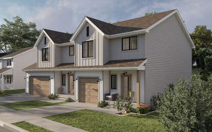 Modern Farmhouse House Plan #963-01046 Elevation Photo