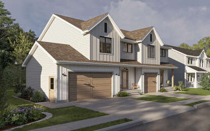 Modern Farmhouse House Plan #963-01046 Elevation Photo
