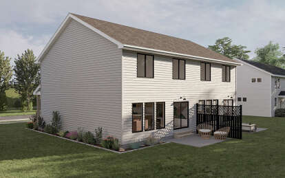Modern Farmhouse House Plan #963-01046 Elevation Photo
