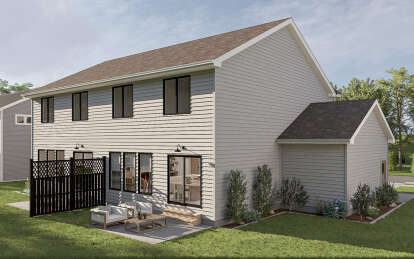 Modern Farmhouse House Plan #963-01046 Elevation Photo