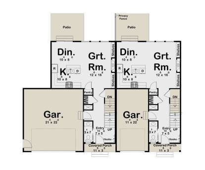 Main Floor  for House Plan #963-01046