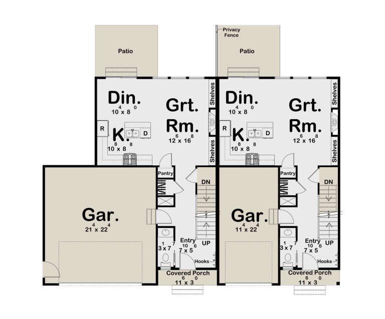 House Plan House Plan #31840 Drawing 1