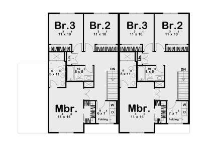 Second Floor for House Plan #963-01046