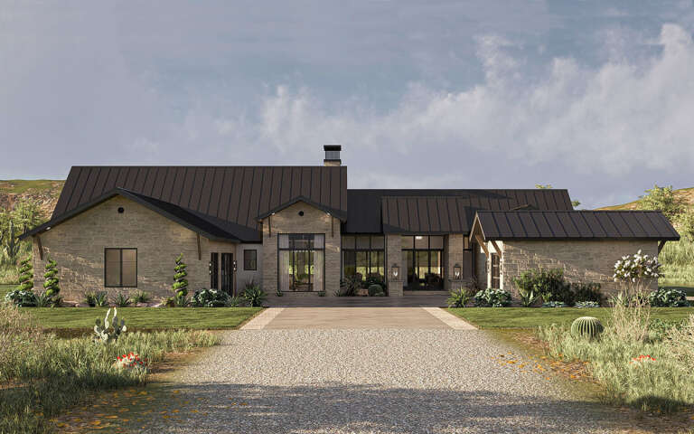 House Plan House Plan #31842 Front Elevation 