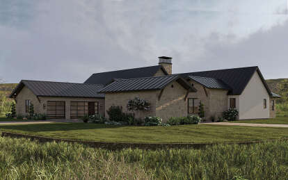 Modern Transitional House Plan #963-01047 Elevation Photo