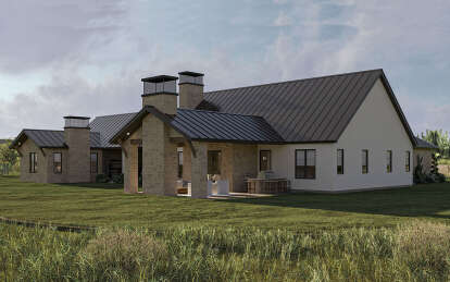 Modern Transitional House Plan #963-01047 Elevation Photo