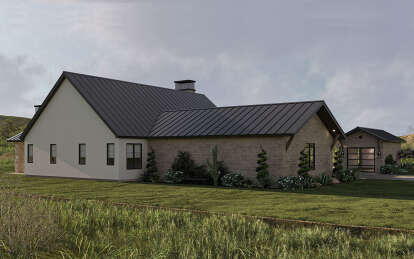 Modern Transitional House Plan #963-01047 Elevation Photo