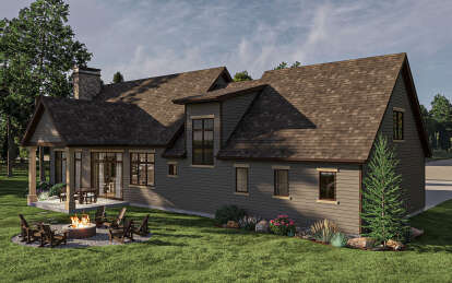 Country House Plan #963-01049 Elevation Photo