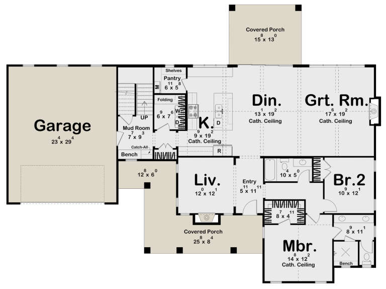 House Plan House Plan #31844 Drawing 1