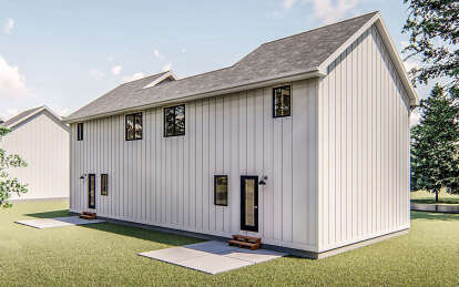 Modern Farmhouse House Plan #963-01052 Elevation Photo