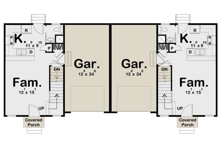 House Plan House Plan #31847 Drawing 1