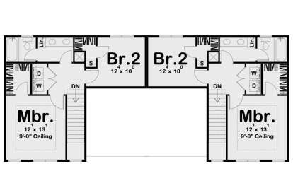 Second Floor for House Plan #963-01052