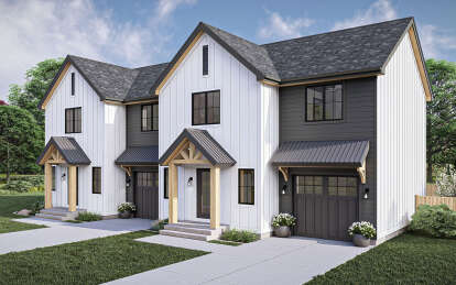 Modern Farmhouse House Plan #963-01053 Elevation Photo