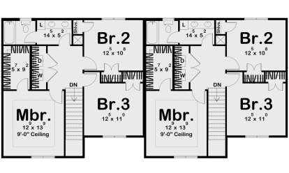 Second Floor for House Plan #963-01053