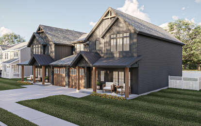 Modern Farmhouse House Plan #963-01054 Elevation Photo