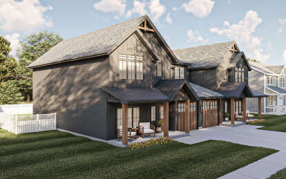 Modern Farmhouse House Plan #963-01054 Elevation Photo