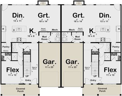 Main Floor  for House Plan #963-01054