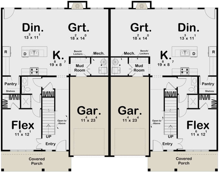 House Plan House Plan #31849 Drawing 1